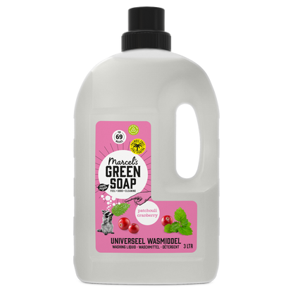 Universeel Wasmiddel Patchouli & Cranberry 3L