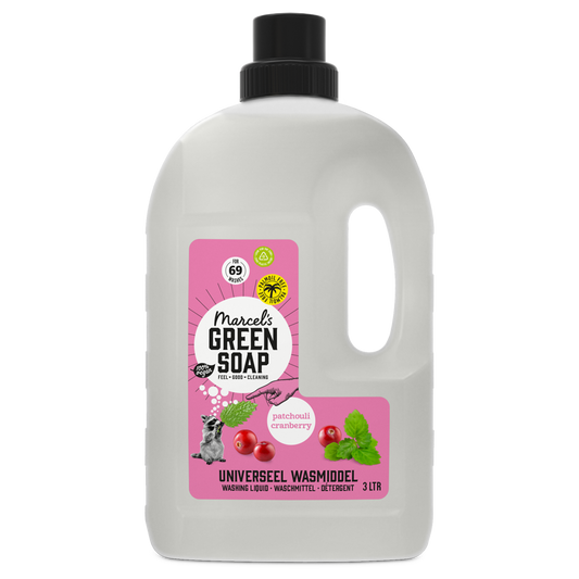 Universeel Wasmiddel Patchouli & Cranberry 3L
