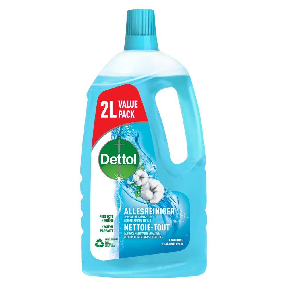 Dettol allesreiniger Katoenfris, fles 2 liter