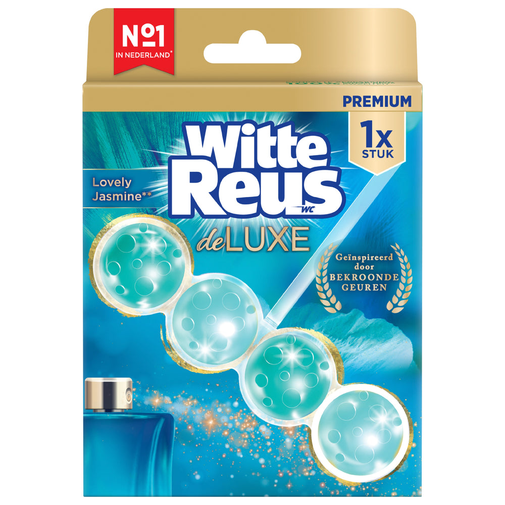Witte Reus toiletblok De Luxe Lovely Jasmine 50 gram, per stuk