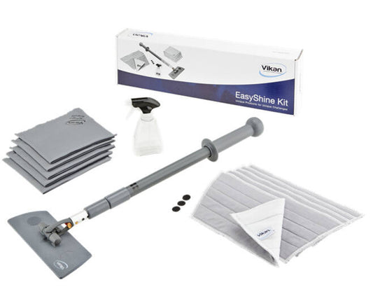 Vikan Easyshine Kit met flexibel mopframe, Grijs - stuk