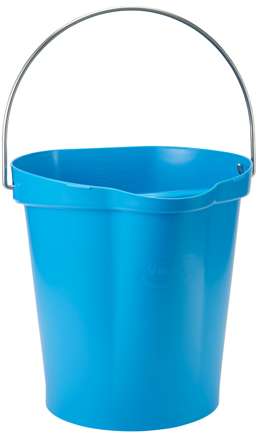 Vikan Emmer 5688 – 6 liter, functionele hygiëne-emmer met schenktuit