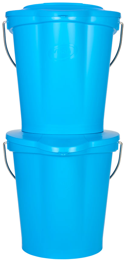 Vikan Emmer 5688 – 6 liter, functionele hygiëne-emmer met schenktuit