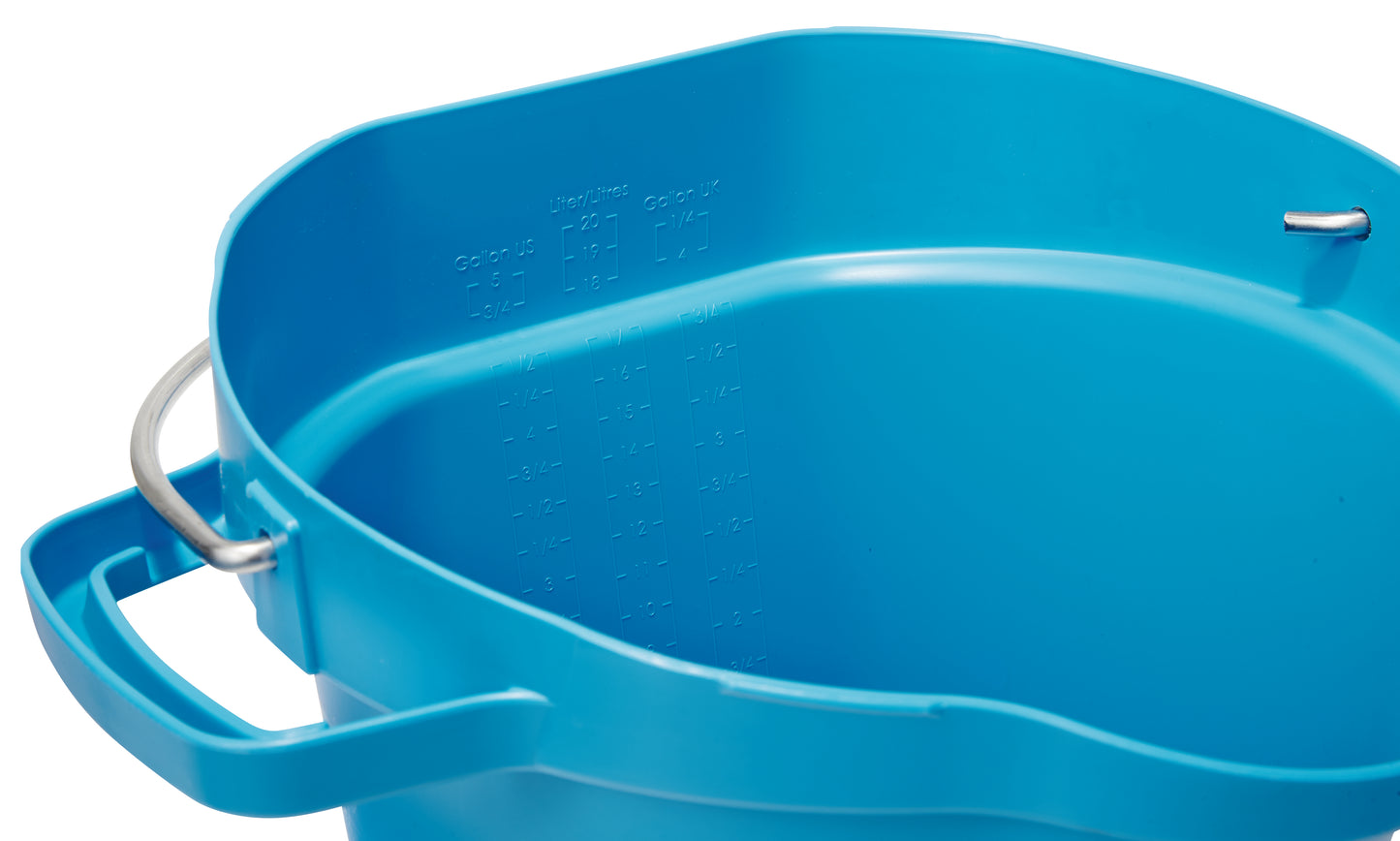 Vikan Emmer 5685 – 20 liter, hygiënische en stapelbare schoonmaakemmer