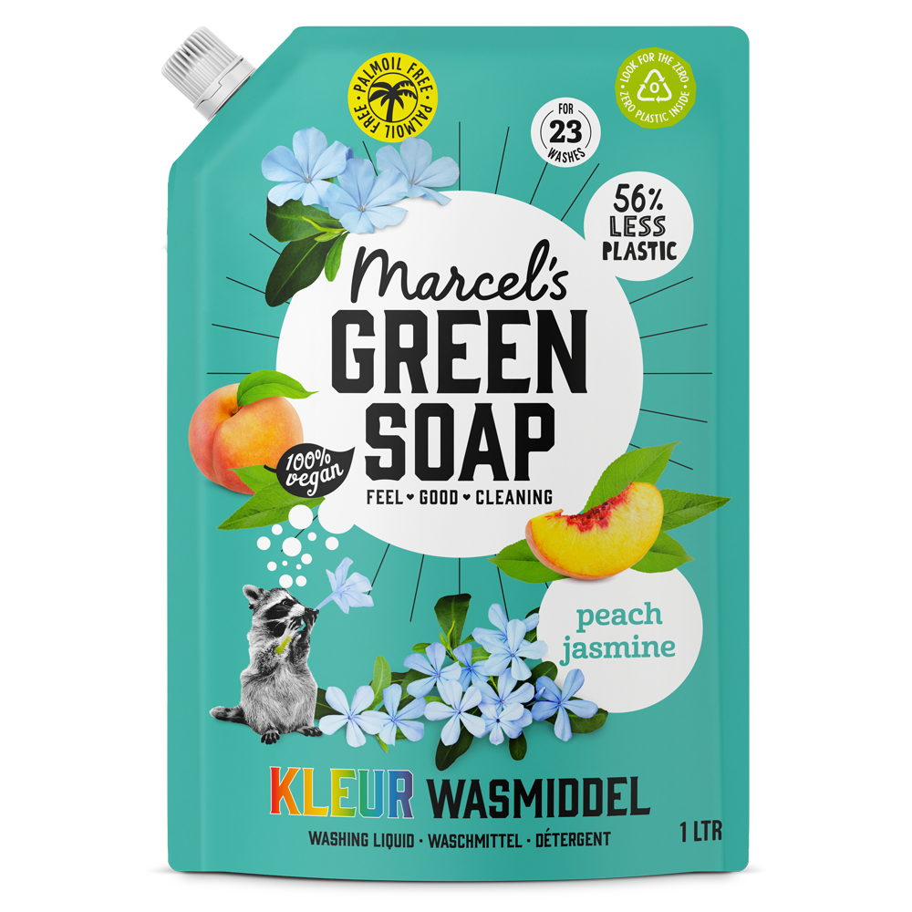 Kleur Wasmiddel Navulling Perzik & Jasmijn