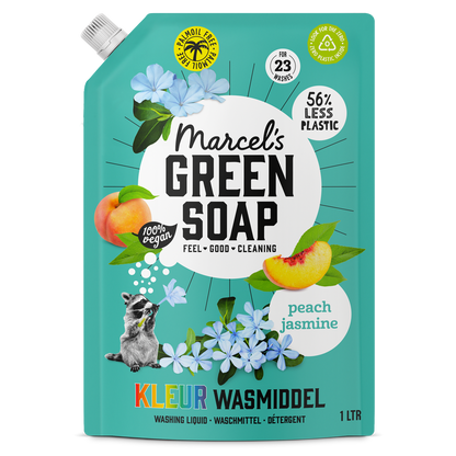 Kleur Wasmiddel Navulling Perzik & Jasmijn