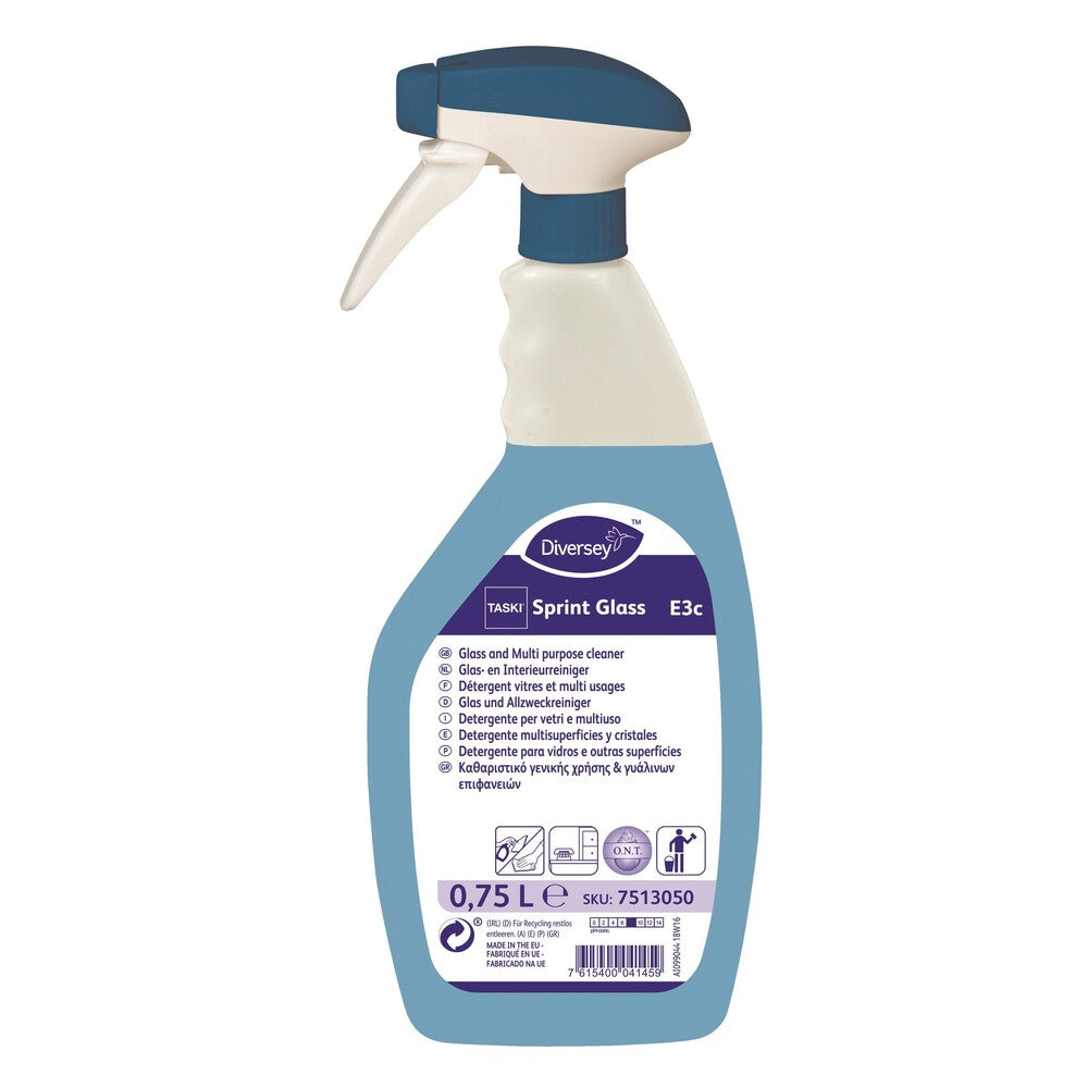 TASKI glas- en interieurreiniger Sprint Glass E3c, fles 750 ml