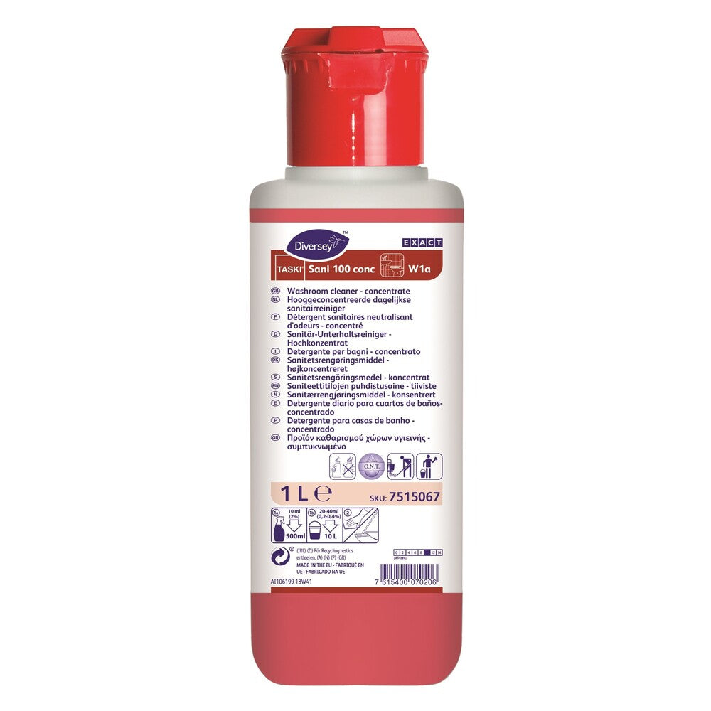 TASKI sanitairreiniger Sani 100 Conc W1a, fles 1 liter