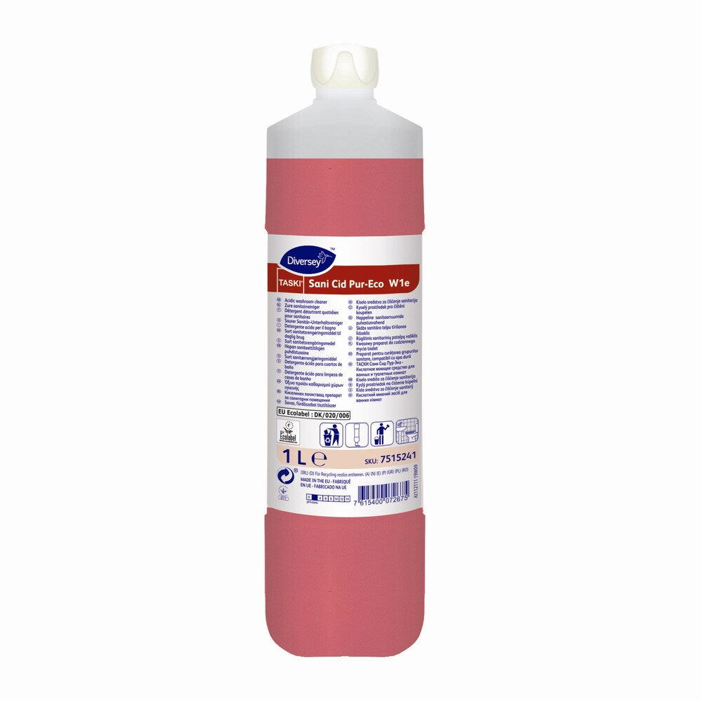 TASKI sanitairreiniger Sani Cid Pur-Eco W1e, fles 1 liter