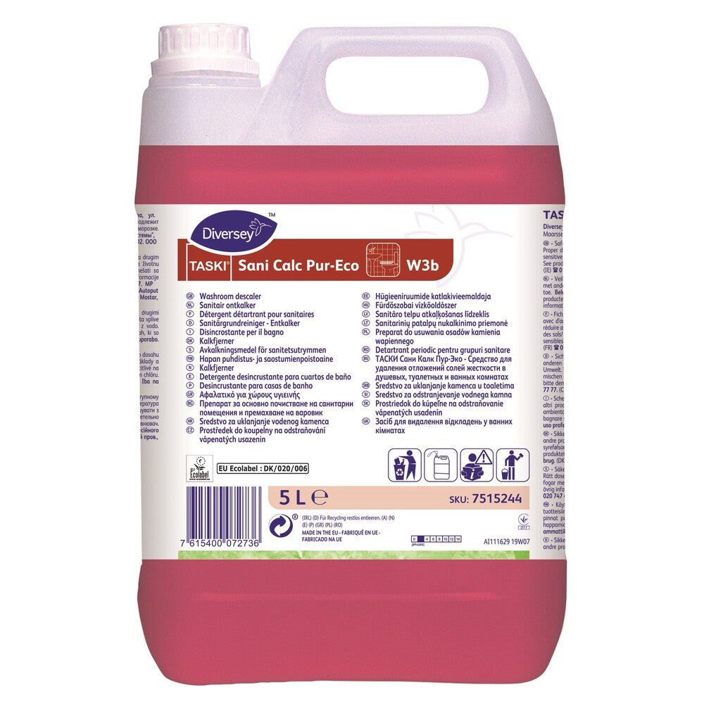 TASKI sanitairontkalker Sani Calc Pur-Eco W3b, can 5 liter