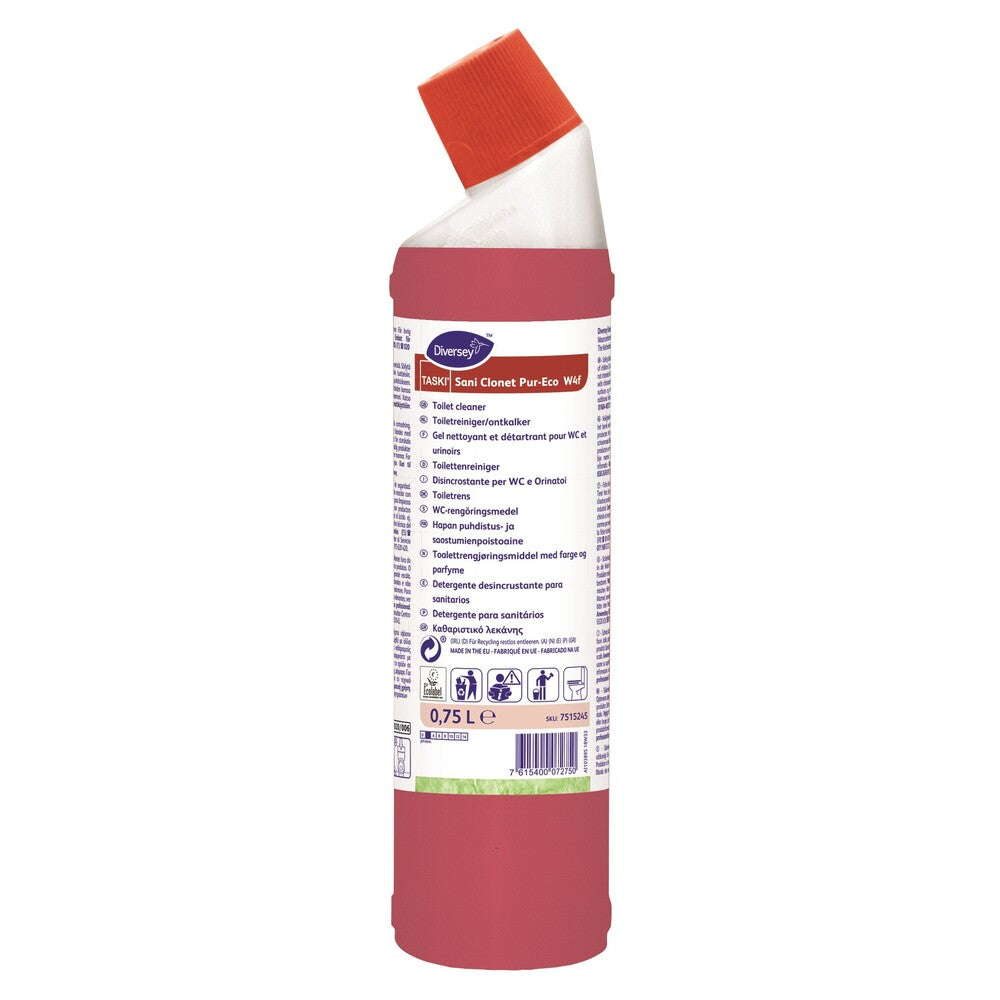 TASKI toiletreiniger Sani Clonet Pur-Eco W4f, fles 750 ml