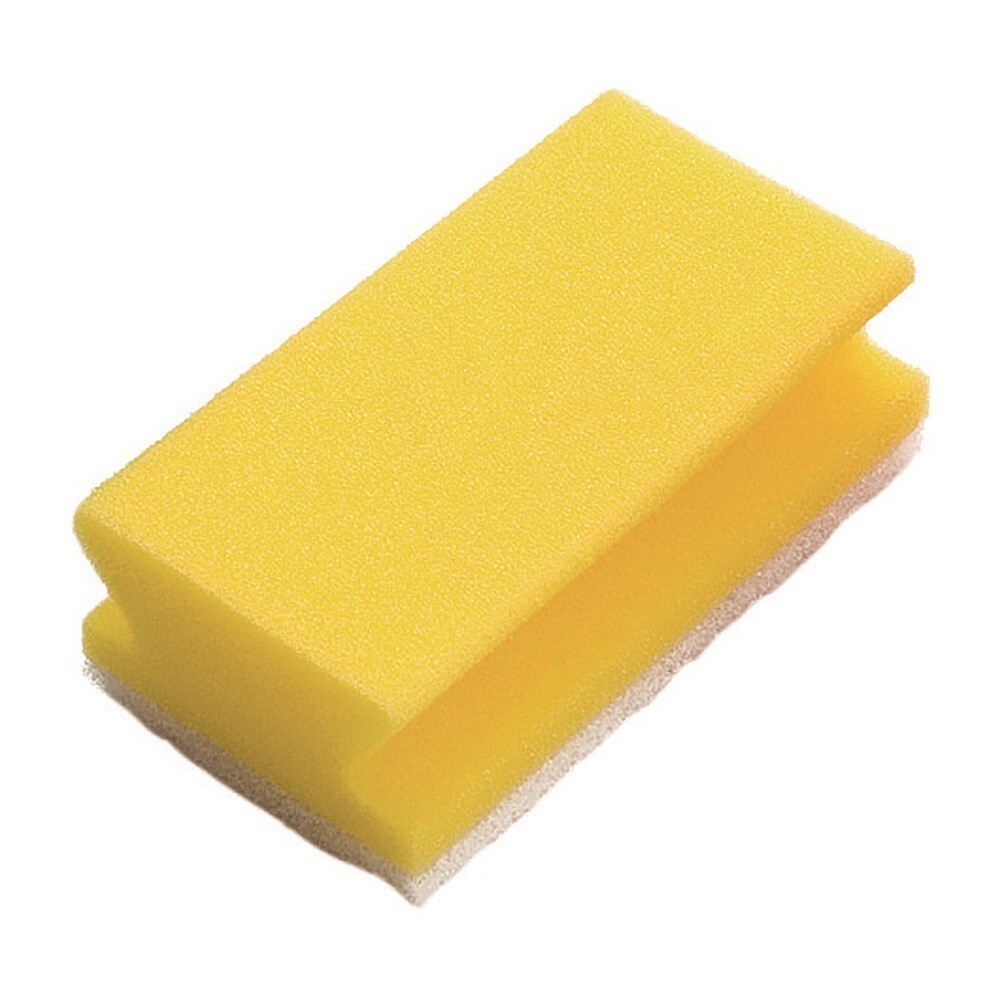 TASKI reinigingsspons krasvrij geel 14 x 8 cm, per stuk