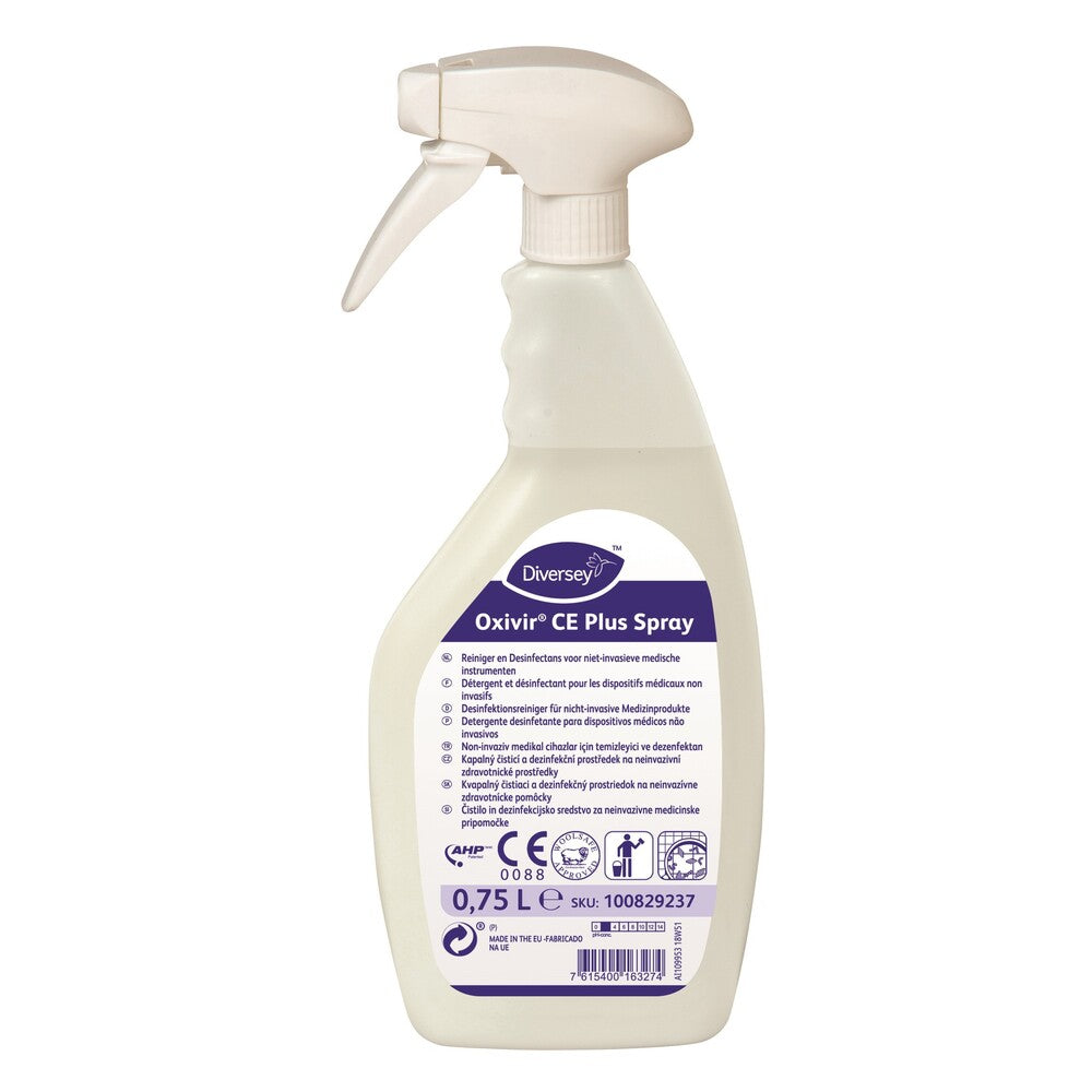 Diversey reiniger en desinfectant Oxivir CE Plus spray, spuitflacon 750 ml