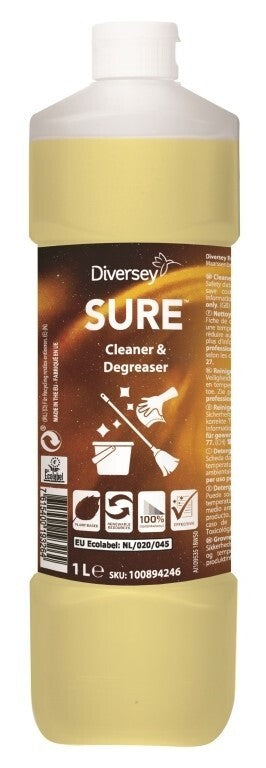 Sure ontvetter en vloerreiniger, fles 1 liter