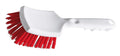 Diversey handborstel met steel medium hard rood