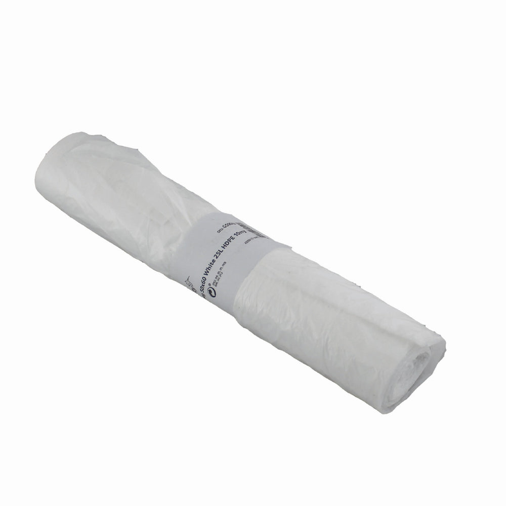 Diversey vuilniszak HDPE wit 50 x 60 cm 25 liter, per stuk