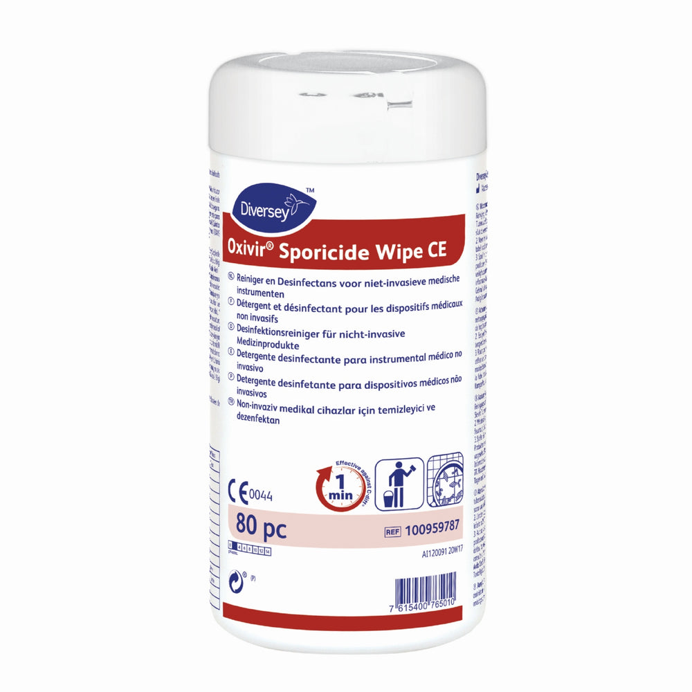Diversey reiniger en desinfectant Oxivir CE, pak 80 stuks