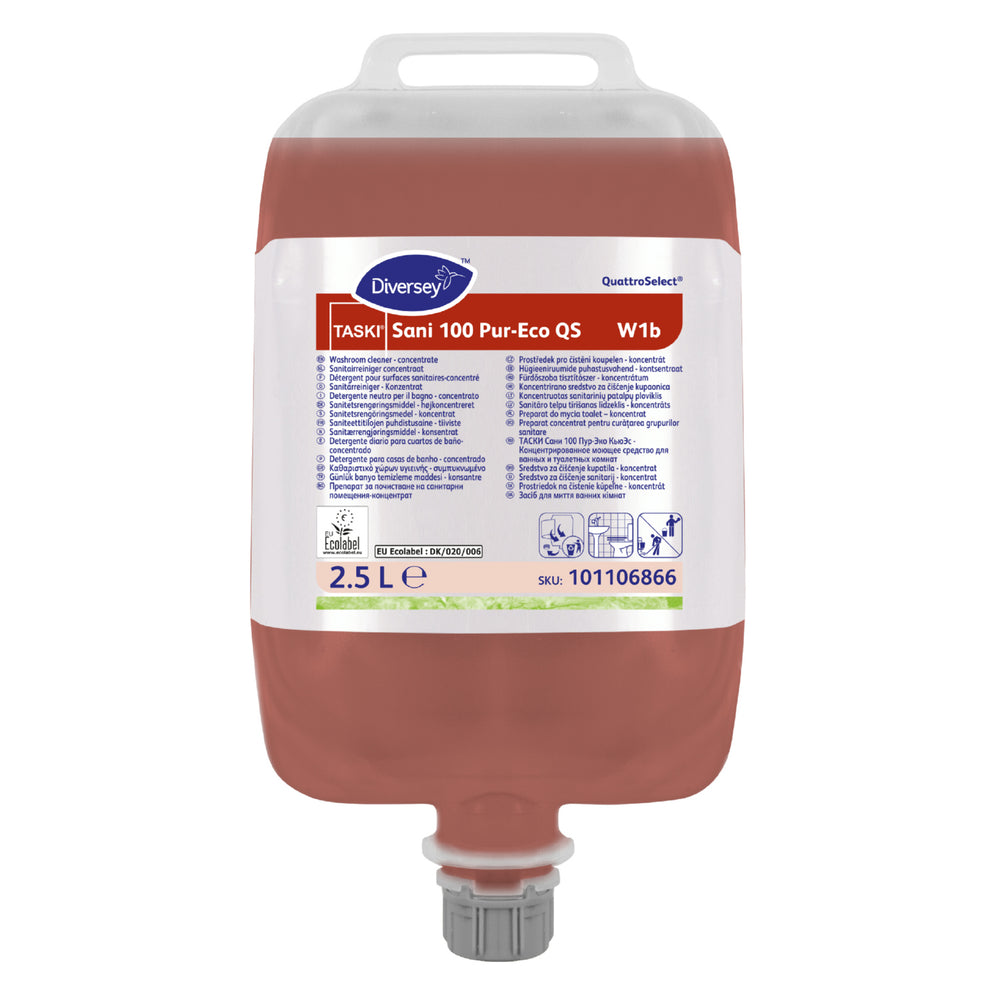 TASKI sanitairreiniger Sani 100 Pur-Eco QS W1b, fles 2,5 liter