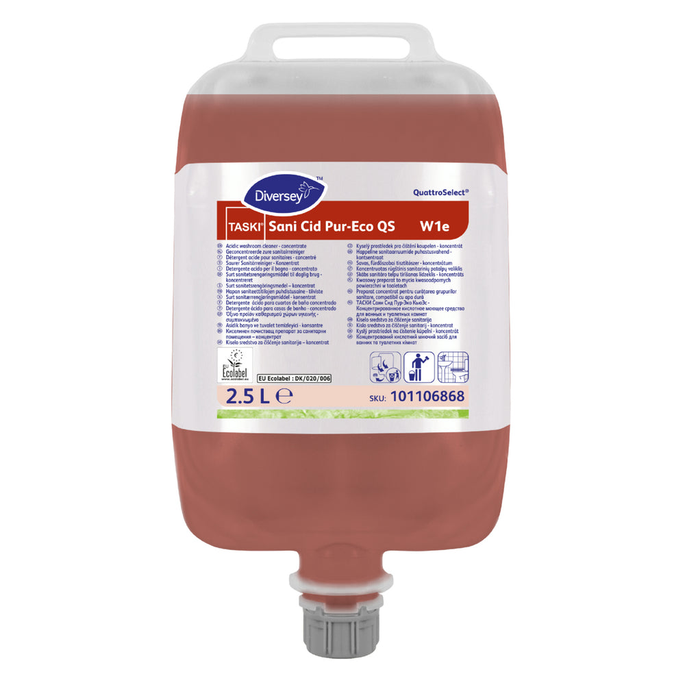 TASKI sanitairreiniger Sani Cid Pur-Eco QS W1e, fles 2,5 liter