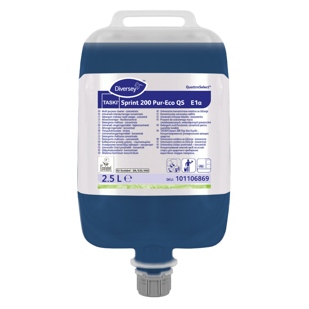 TASKI interieurreiniger Sprint 200 Pur-Eco QS E1a, fles 2,5 liter
