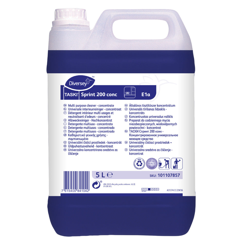 TASKI universele reiniger Sprint 200 Conc E1a, can 5 liter