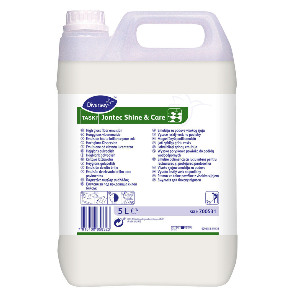 TASKI vloeremulsie Jontec Shine & Care, can 5 liter