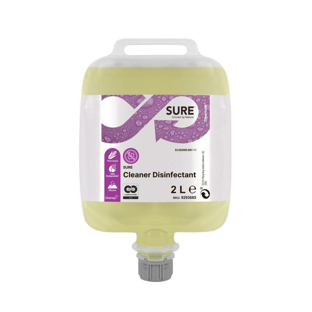 Sure reiniger en desinfectant Cleaner Disinfectant, fles 1,4 liter