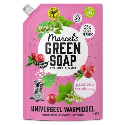 Universeel Wasmiddel Navulling Patchouli & Cranberry