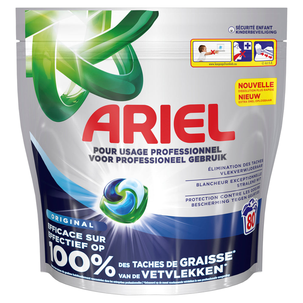 Ariel Professional wasmiddel All-in-1 Pods Regular, doos 80 stuks