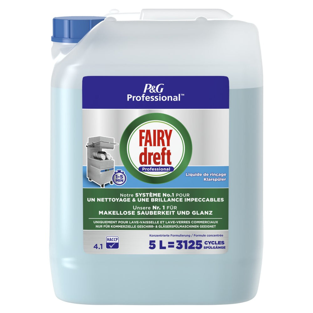Dreft Fairy Professional Original vaatwas glansspoelmiddel, can 5 liter