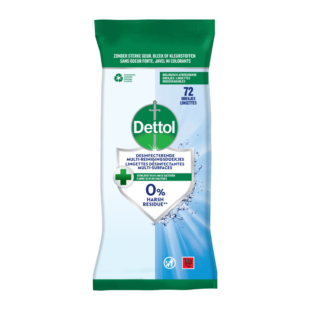 Dettol desinfecterende reinigingsdoekjes, pak 72 stuks
