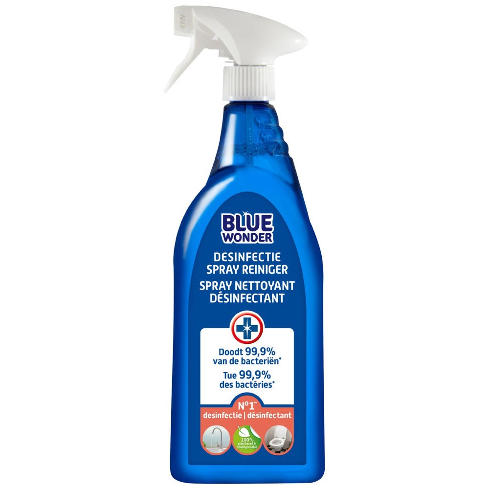 Blue Wonder desinfectie reiniger spray, spuitflacon 750 ml