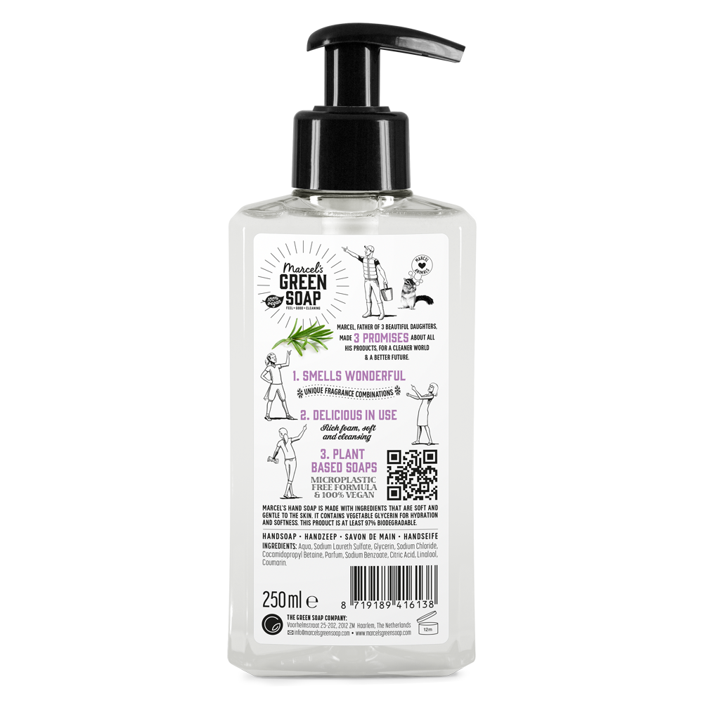 Handzeep Lavendel & Rozemarijn 250 ml