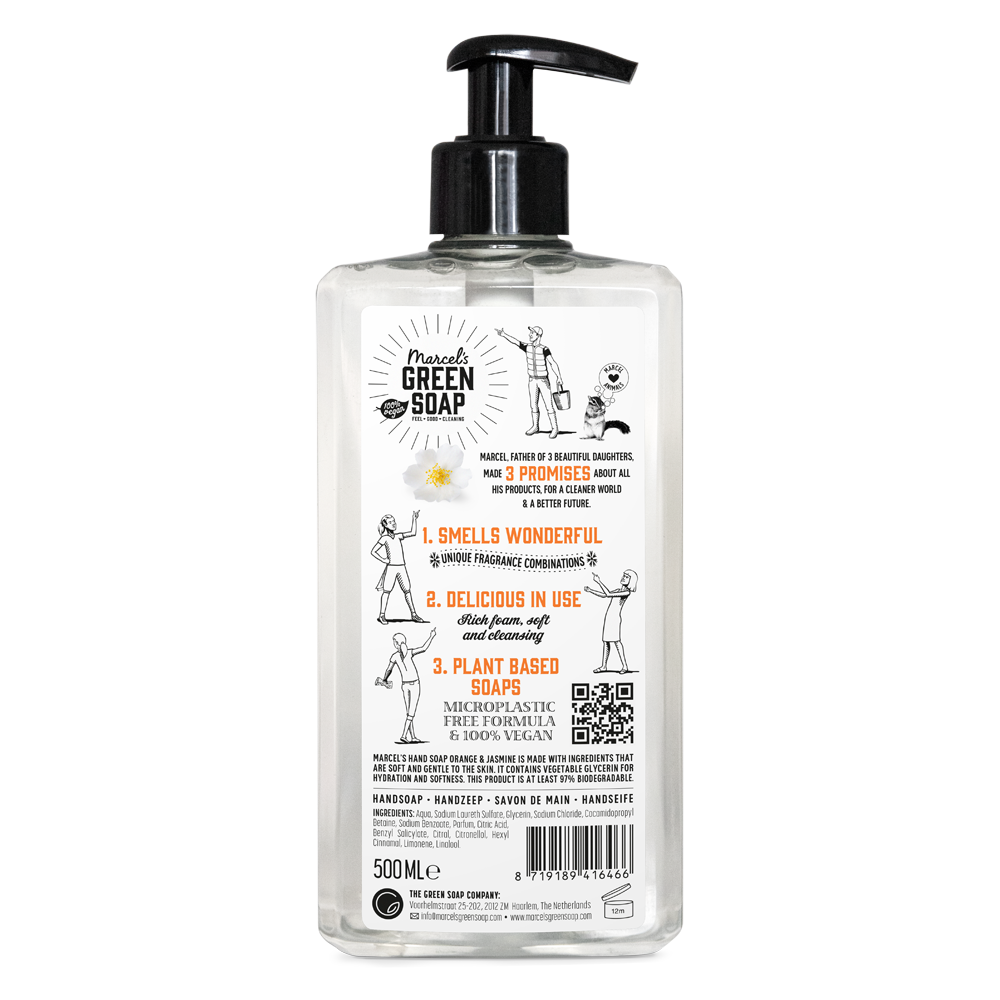 Handzeep Sinaasappel & Jasmijn 500 ml