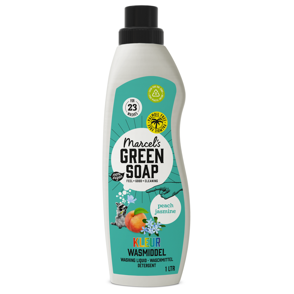 Kleur Wasmiddel Perzik & Jasmijn