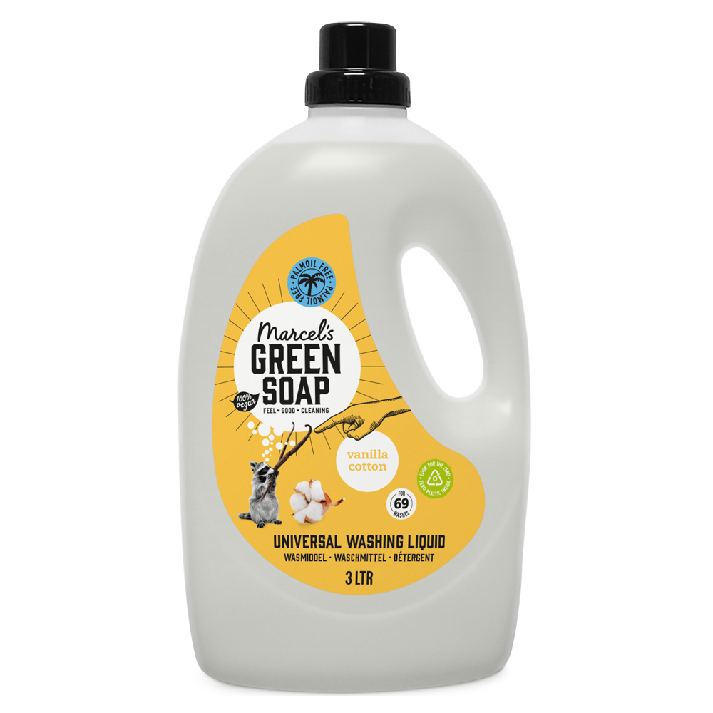 Universeel Wasmiddel Vanille & Katoen 3L