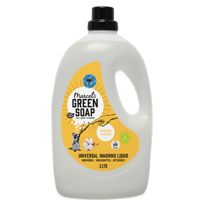 Universeel Wasmiddel Vanille & Katoen 3L