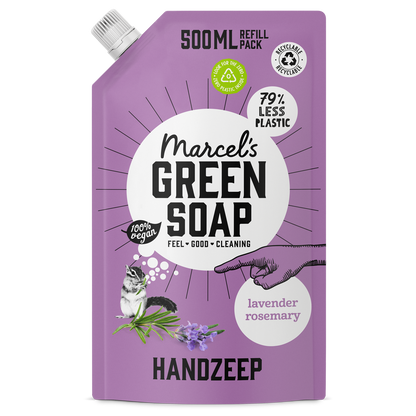 Handzeep Navulling Lavendel & Rozemarijn