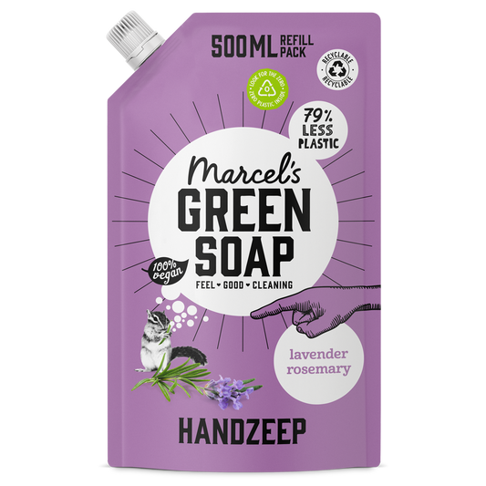 Handzeep Navulling Lavendel & Rozemarijn