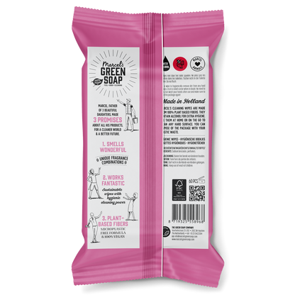 Hygiënische Schoonmaakdoekjes Patchouli & Cranberry