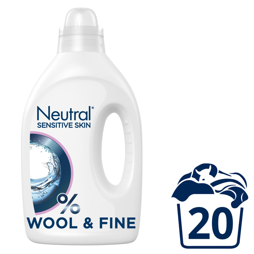 Neutral vloeibaar wasmiddel fijn, fles 1 liter