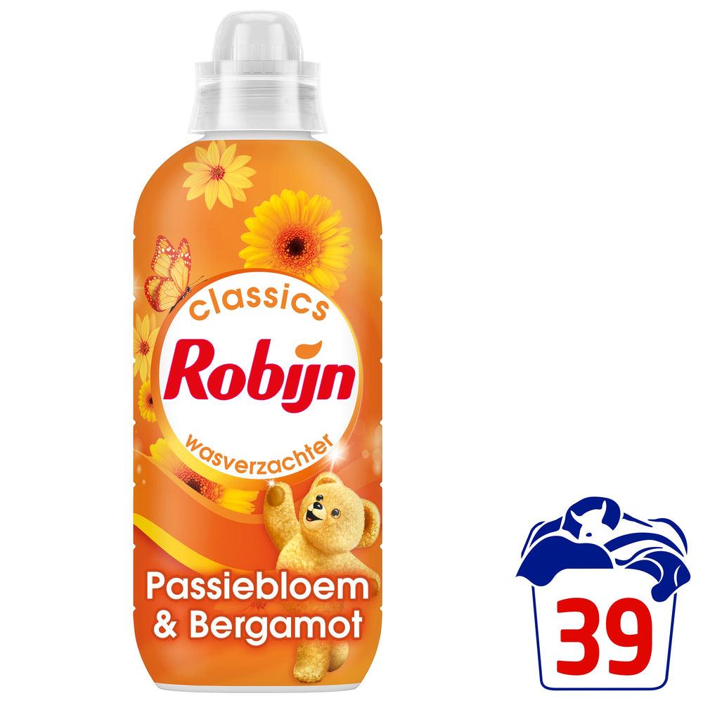 Robijn wasverzachter Passiebloem & Bergamot, fles 780 ml