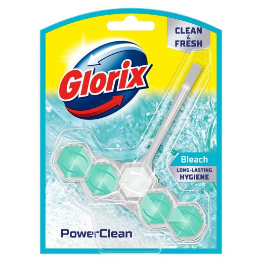 GLORIX Toiletblok Power Bleek - 9 stuks - 9 stuks