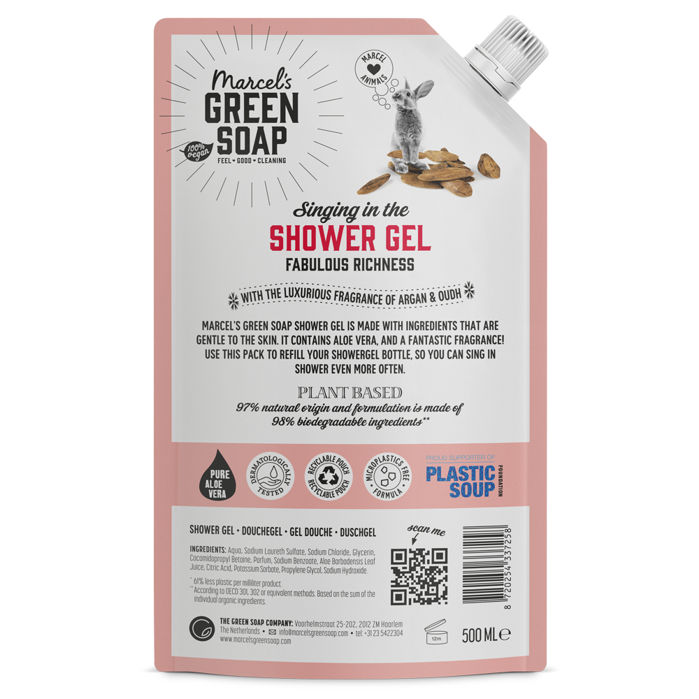 Douchegel Navulling Argan & Oudh