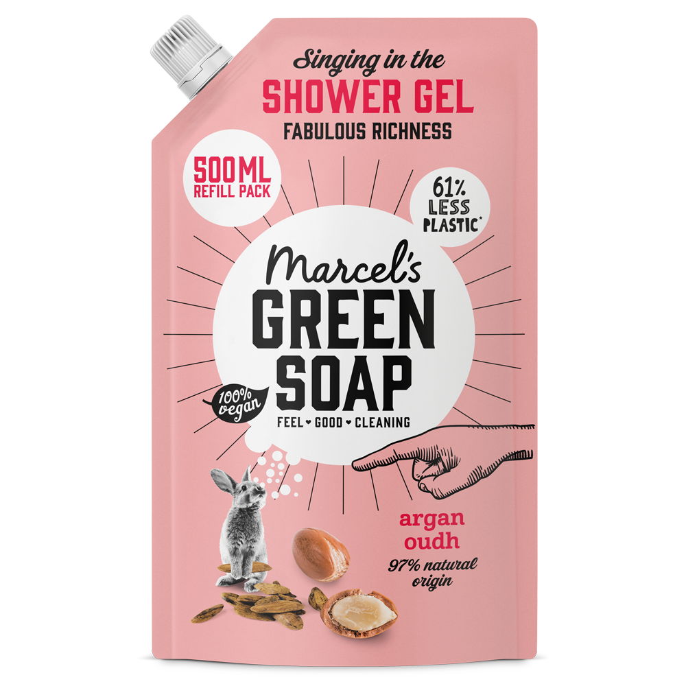 Douchegel Navulling Argan & Oudh