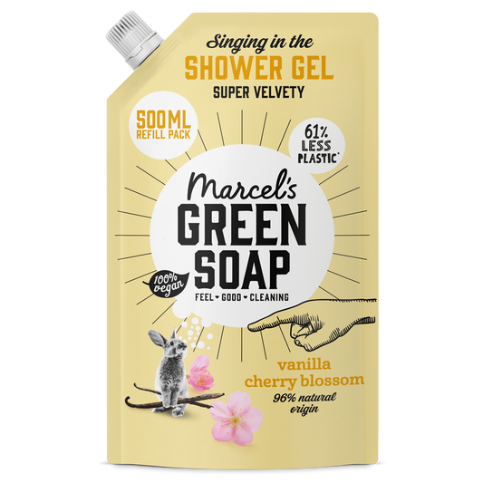 Douchegel Navulling Vanille & Kersenbloesem