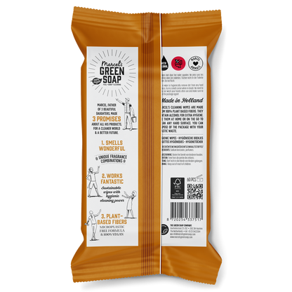 Hygiënische Schoonmaakdoekjes Sandelhout & Kardemom