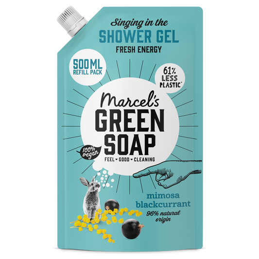 Douchegel Navulling Mimosa & Zwarte Bes