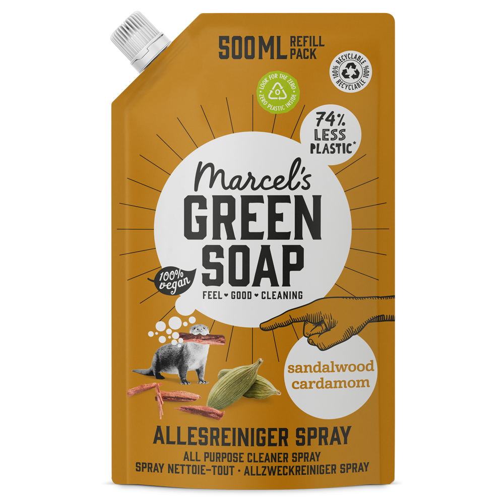 Allesreiniger Spray Navulling Sandelhout & Kardemom