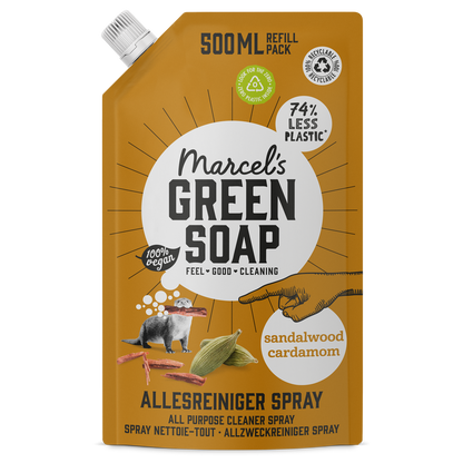 Allesreiniger Spray Navulling Sandelhout & Kardemom